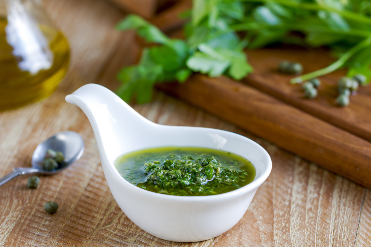 La ricetta della salsa verde vegan