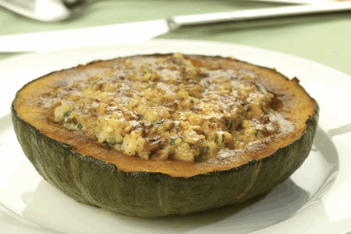 La ricetta della zucca ripiena