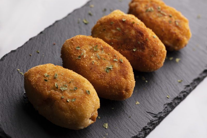 Duchesse di patate e fave