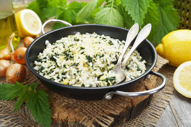 risotto alle ortiche