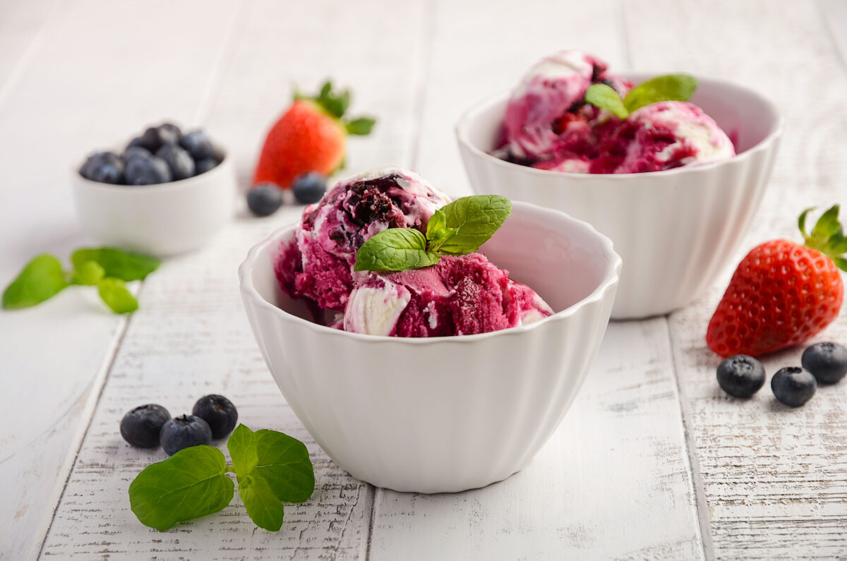 Sorbetto di frutti di bosco