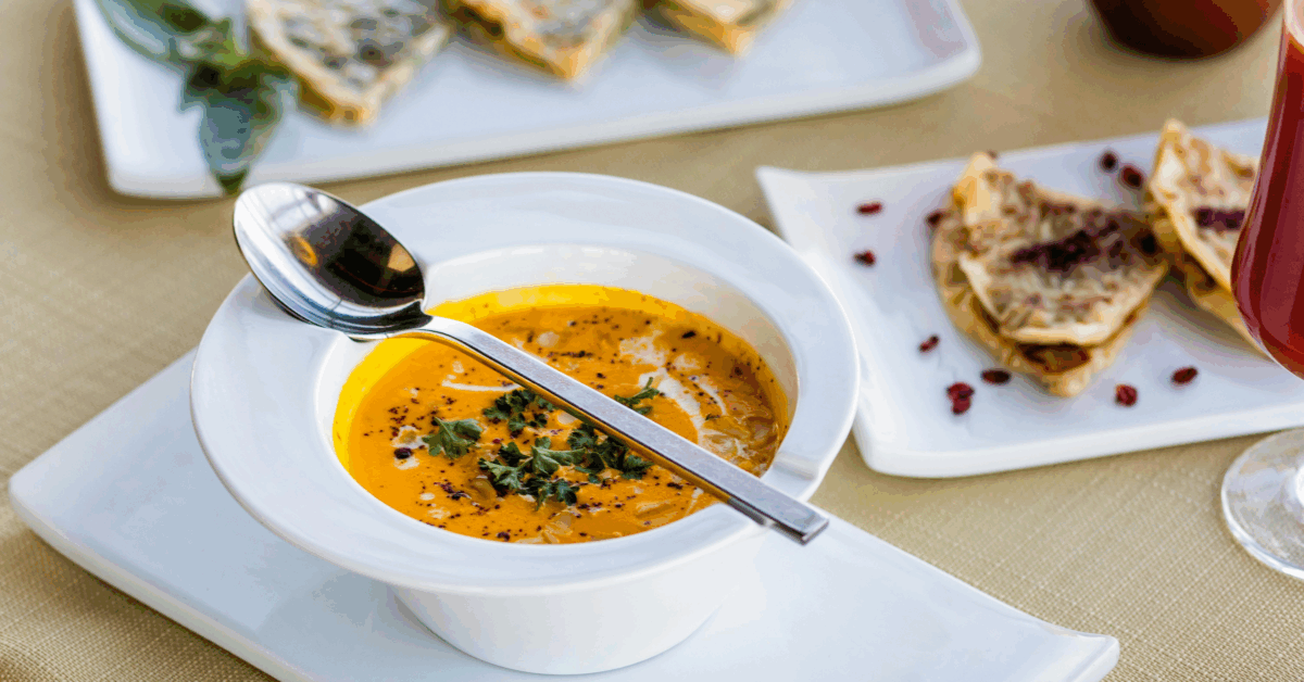 Zuppa cremosa di farro