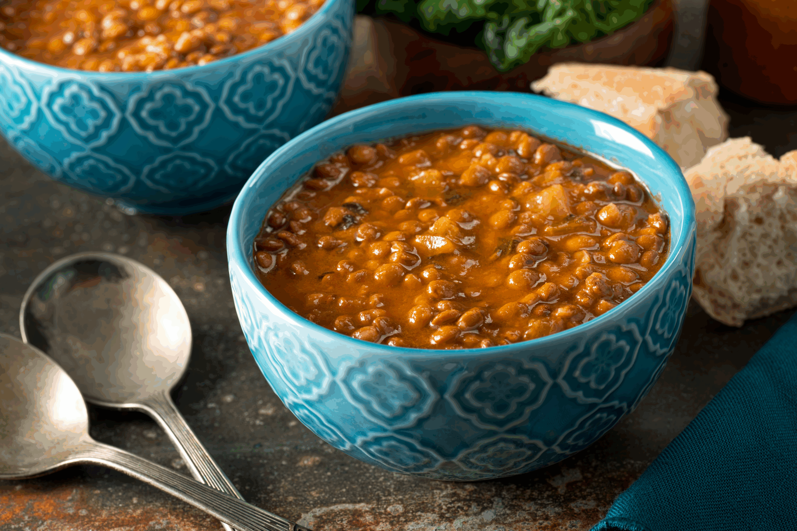 Zuppa d&rsquo;orzo e borlotti