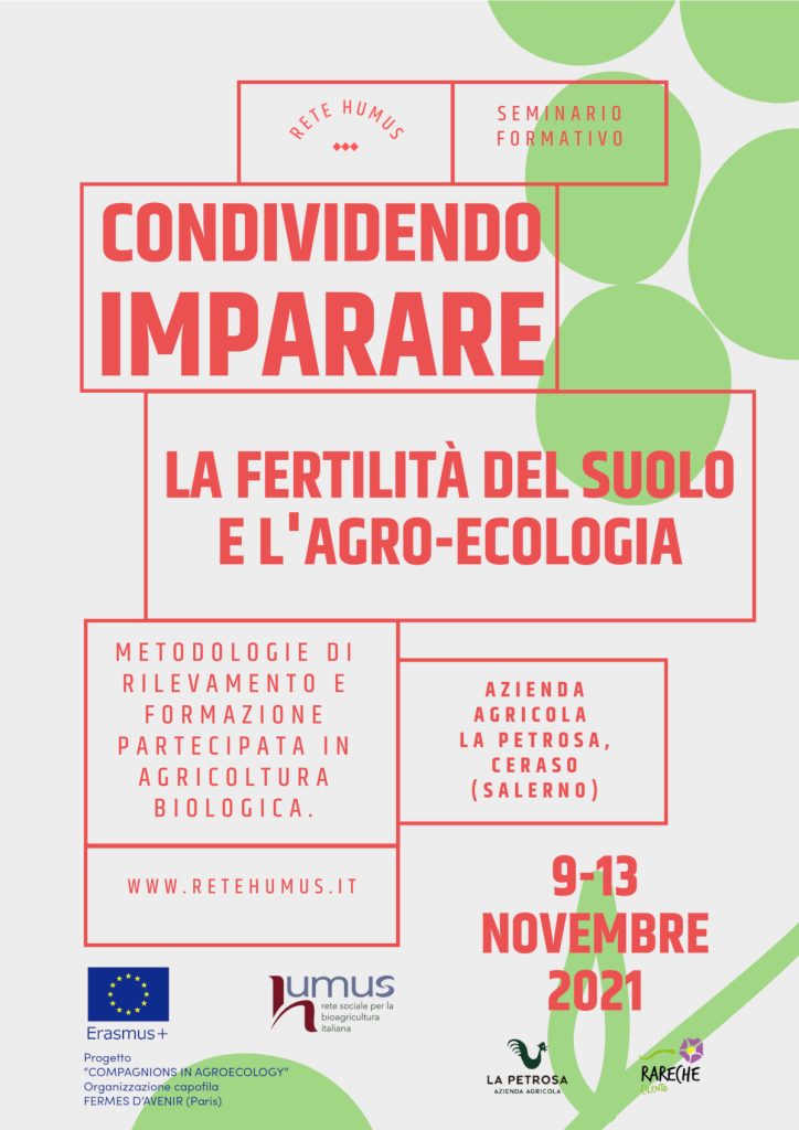 Condividendo imparare la fertilit&agrave; del suolo e l&rsquo;agroecologia