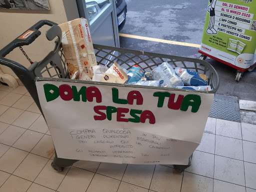 Coronavirus e solidariet&agrave;: &egrave; boom de “la spesa sospesa”