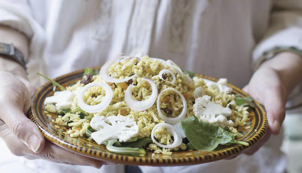 &laquo;Cous cous&raquo; di cavolfiore speziato