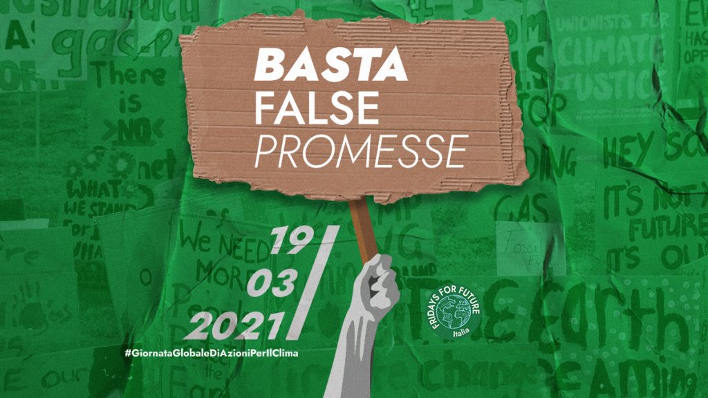 Fridays For Future: &laquo;Il 19 marzo giornata mondiale di azione per il clima&raquo;