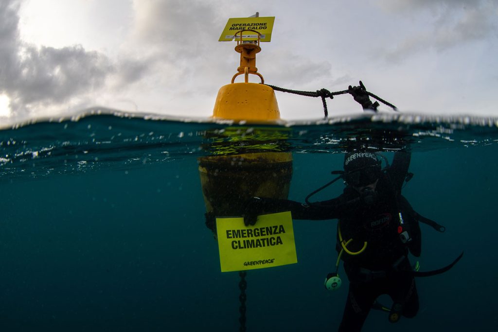 Greenpeace: &laquo;Crisi climatica, i mari italiani si riscaldano&raquo;