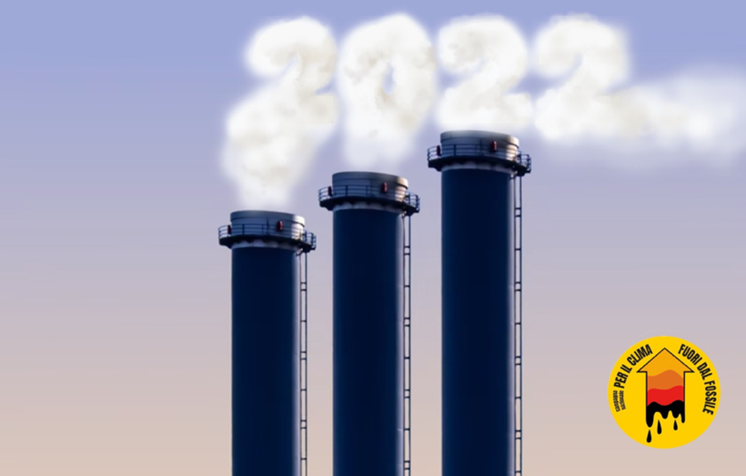 La Campagna Per il Clima Fuori dal Fossile: &laquo;Gas e fonti fossili, non si vuole cambiare&raquo;