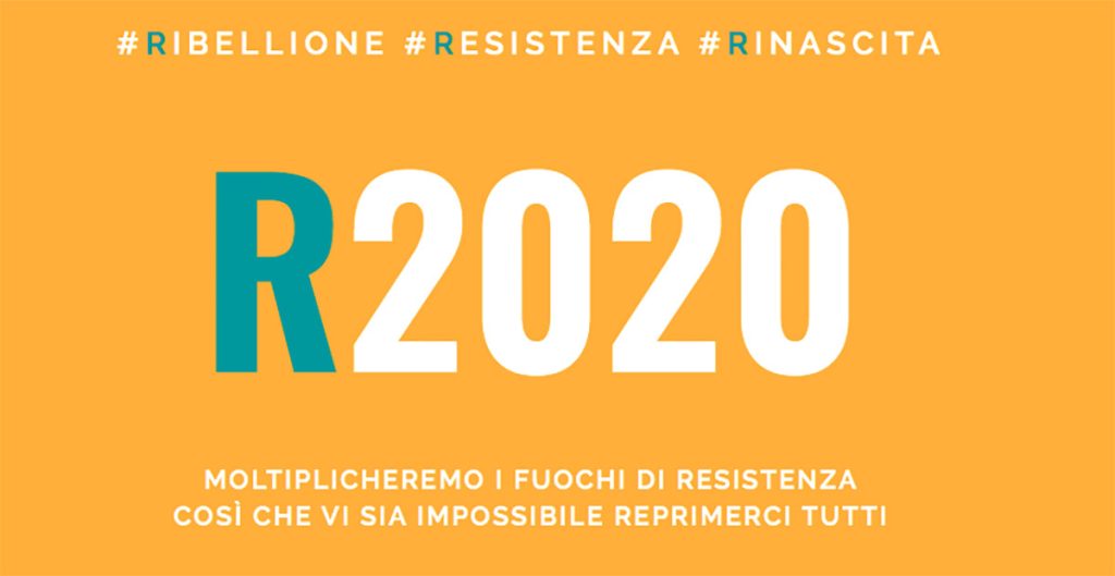 Nasce #R2020. I promotori: &laquo;La Rete che unisce coloro che Resistono, Reagiscono e si Reiventano&raquo;