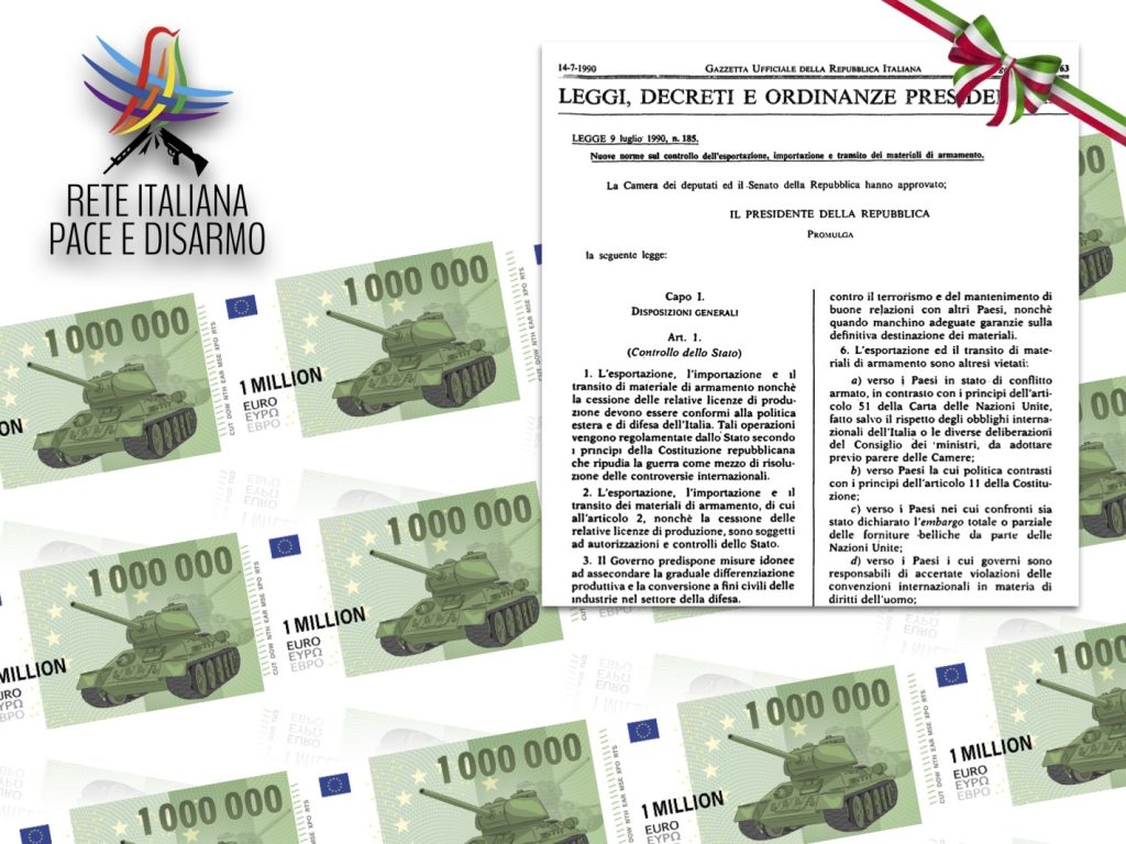 Rete Disarmo: &laquo;Armi, emendamenti votati in Senato inficiano la trasparenza&raquo;
