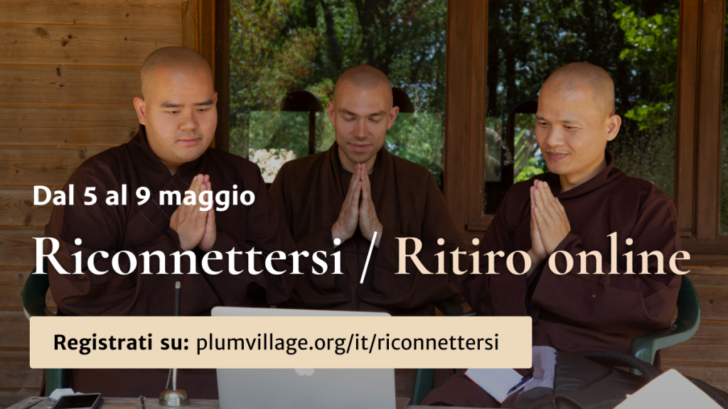 Riconnettersi: in ritiro con la comunit&agrave; di Plum Village