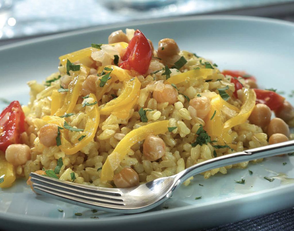 Riso al rag&ugrave; di ceci