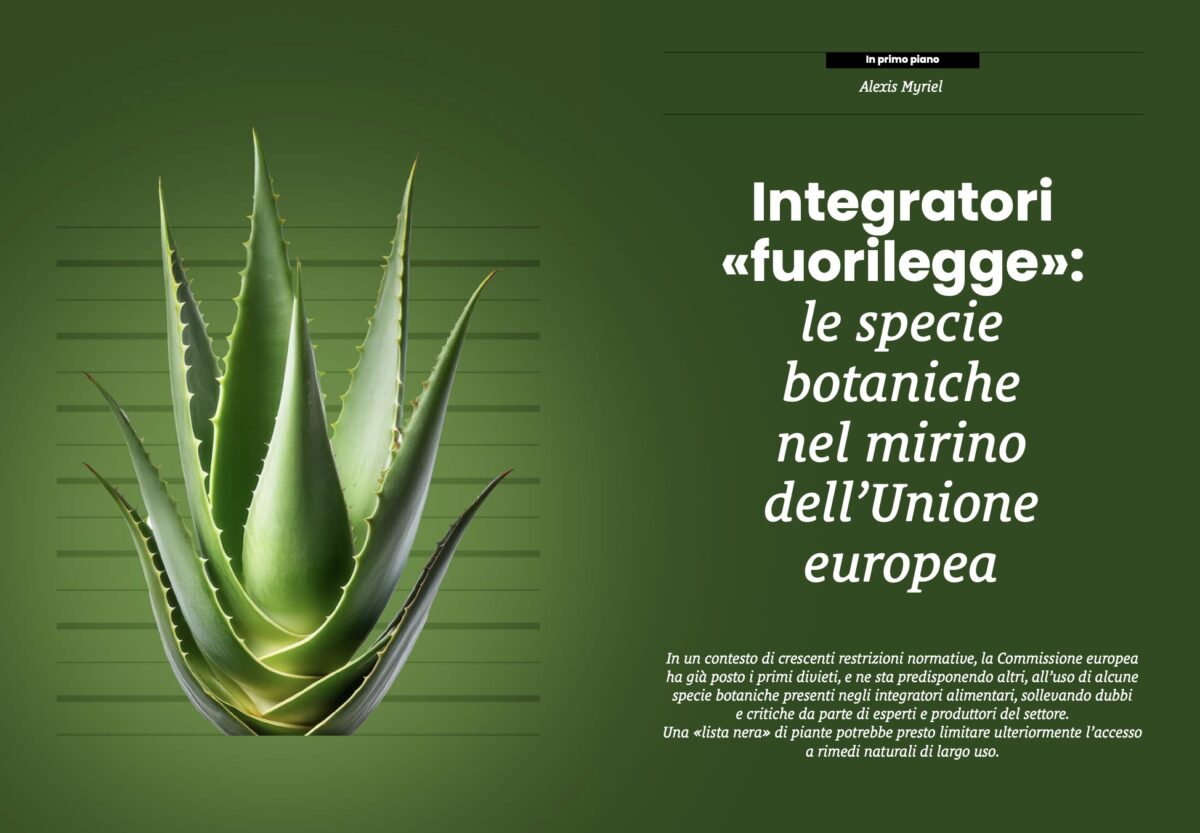#OltreLePagine. Integratori &ldquo;fuorilegge&rdquo;: le specie botaniche nel mirino della UE