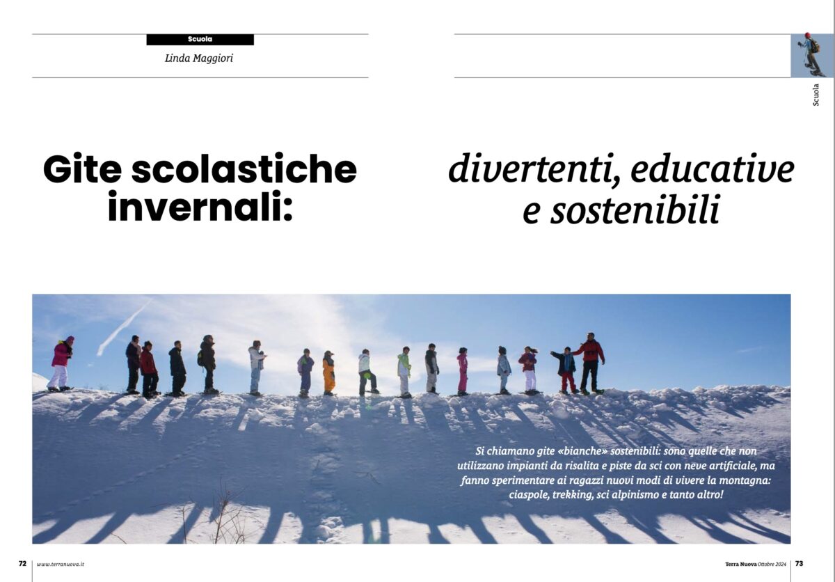 In gita d’inverno con la scuola scoprendo ambiente e sostenibilit&agrave;