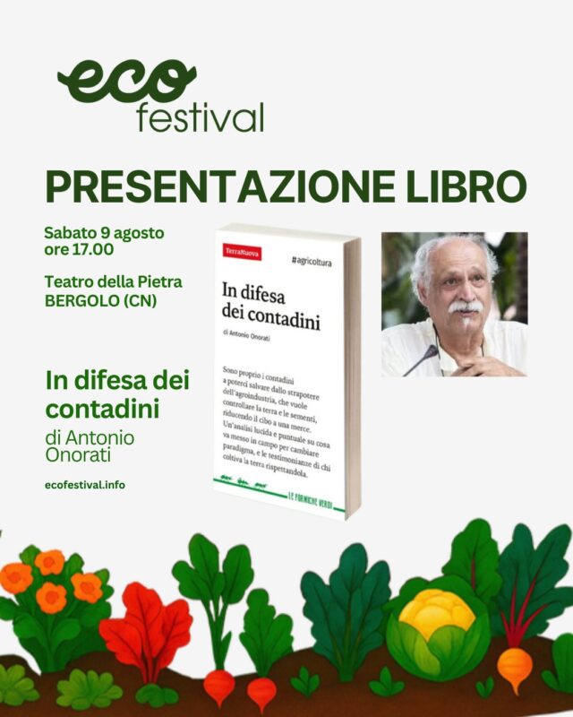 "In difesa dei contadini": l'autore a Pergolo (Cuneo)