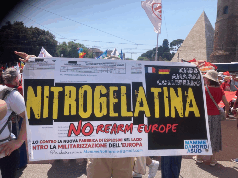 I comitati: «No alla fabbrica di esplosivi ad Anagni»