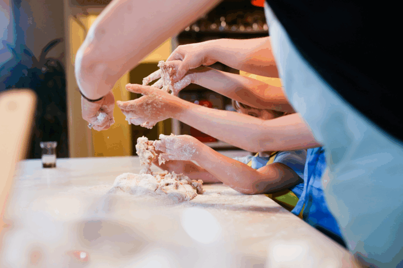 impastare cucina bambini
